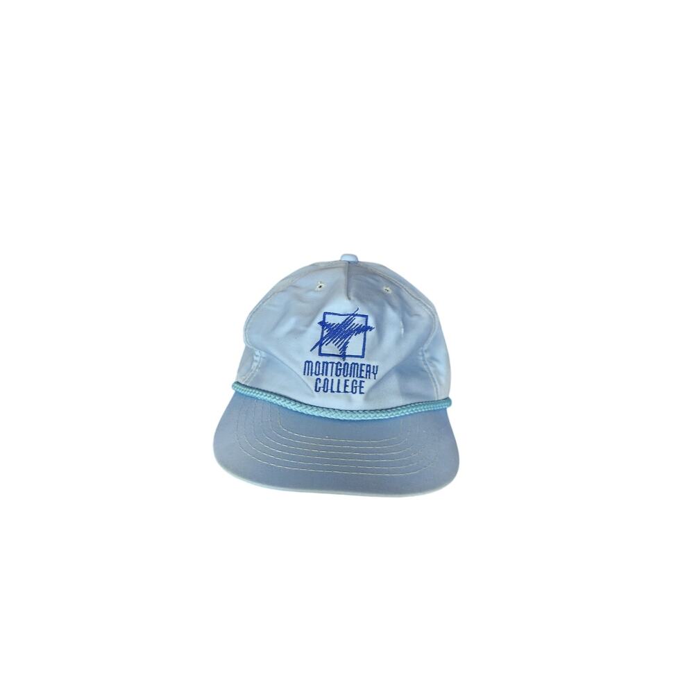 Vintage 80s Montgomery College Rope Hat